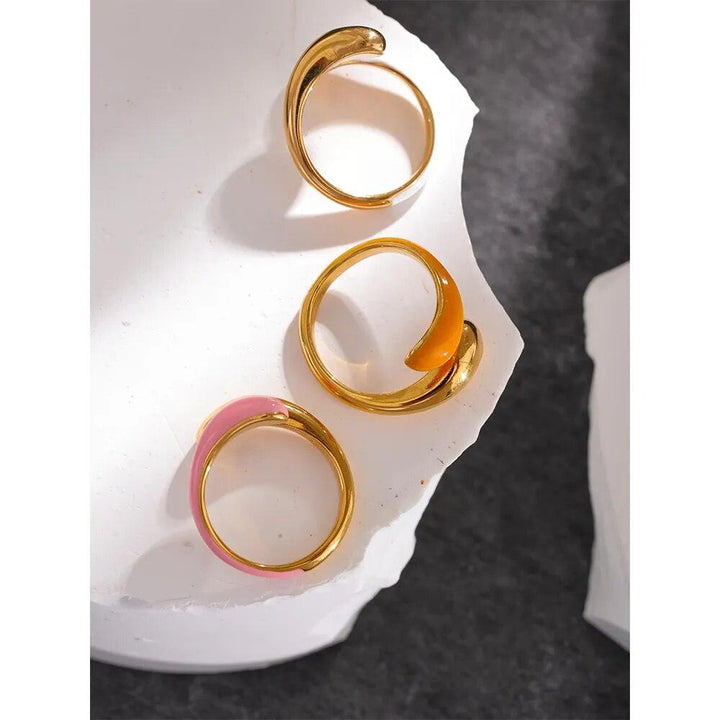 Evandora Gold Plated Ring - Stellise