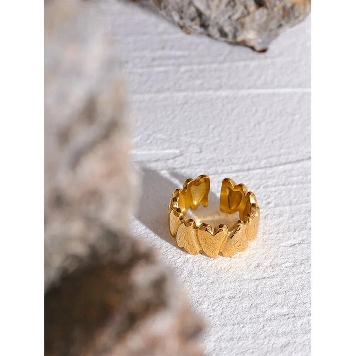 Arianthia Gold Plated Ring - Stellise