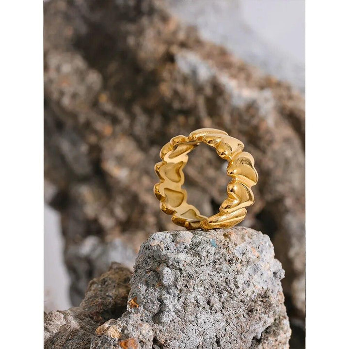 Arianthia Gold Plated Ring - Stellise