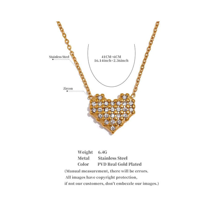 Gina Gold Plated Necklace - Stellise