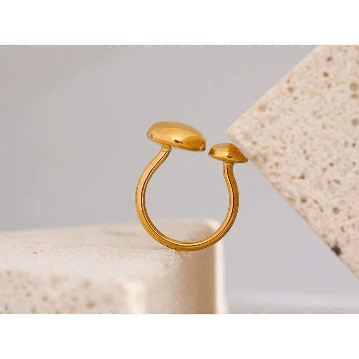 Ava Gold Plated Ring - Stellise