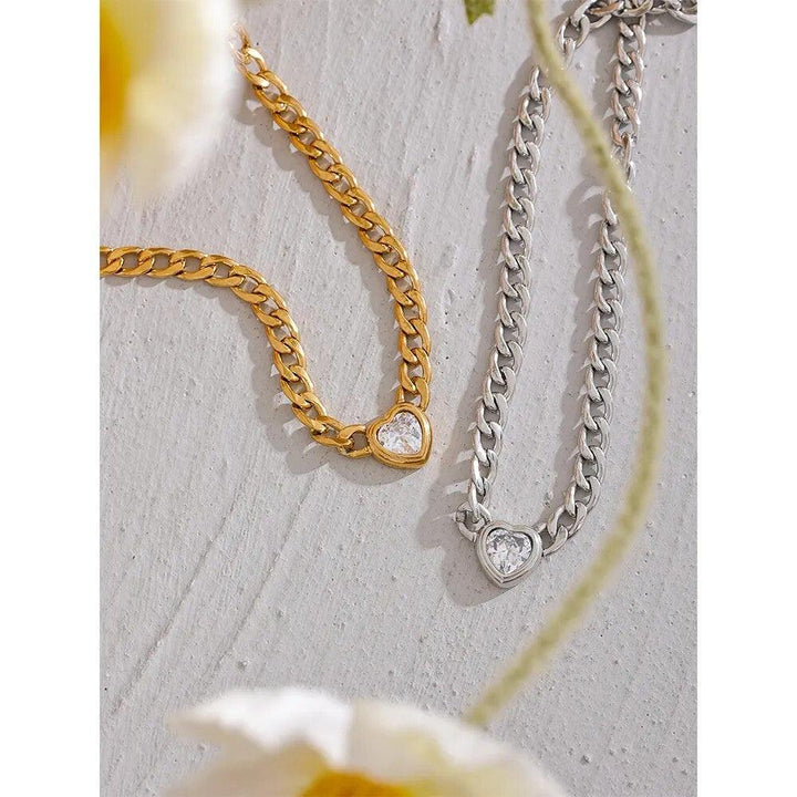 Amarantha Gold Plated Necklace - Stellise