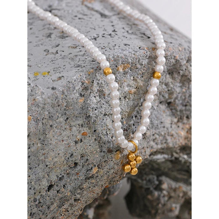 Serenity Gold Plated Necklace - Stellise