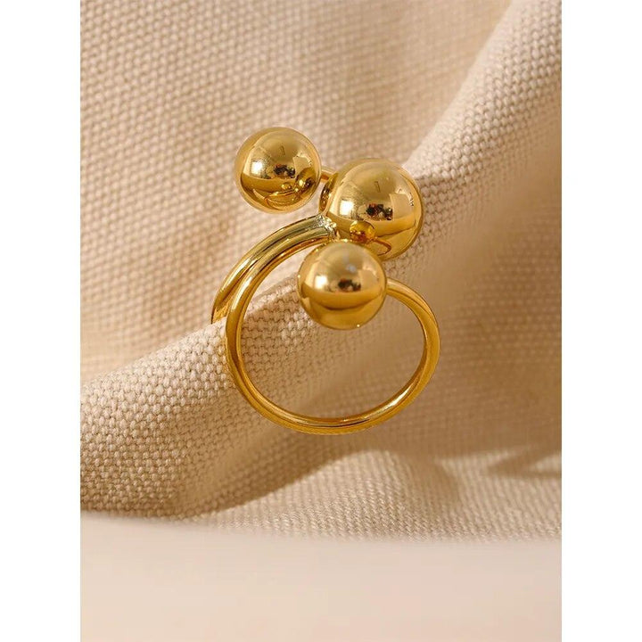 Isobrine Gold Plated Ring - Stellise