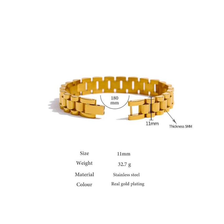 Ondarina Gold Plated Bracelet - Stellise