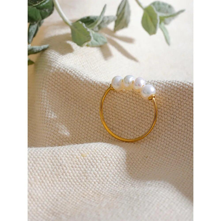 Marisette Gold Plated Ring - Stellise