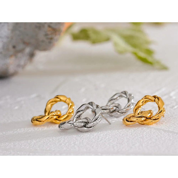 Elysian Gold Plated Earrings - Stellise