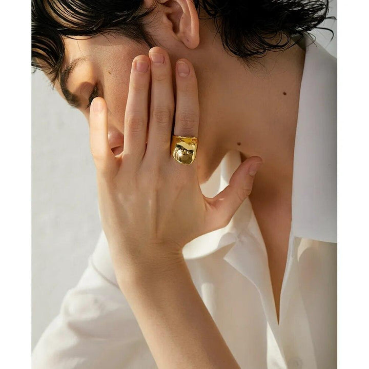 Avelorena Gold Plated Ring - Stellise