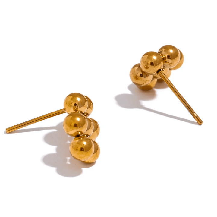 Landria Gold Plated Earrings - Stellise