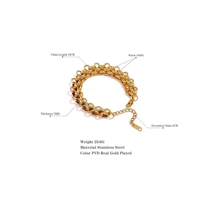 Auroriana Gold Plated Bracelet - Stellise