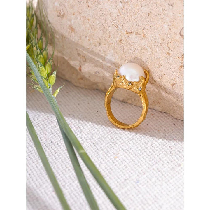 Caelissandra Gold Plated Ring - Stellise