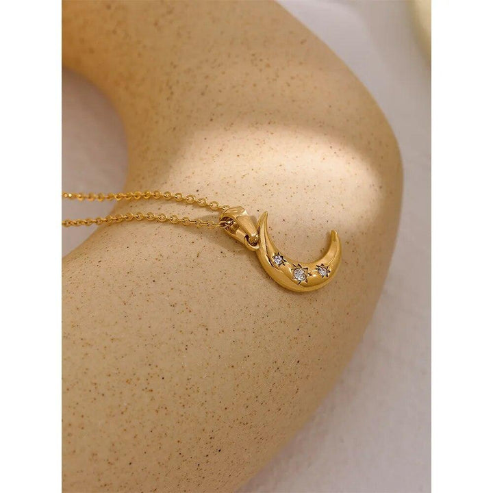 Astraia Gold Plated Necklace - Stellise