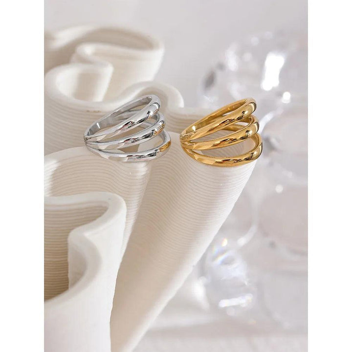 Mila Gold Plated Ring - Stellise