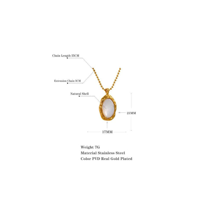 Elysia Gold Plated Necklace - Stellise