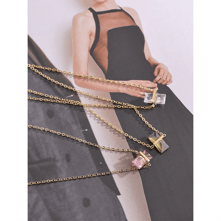 Diola Gold Plated Necklace - Stellise