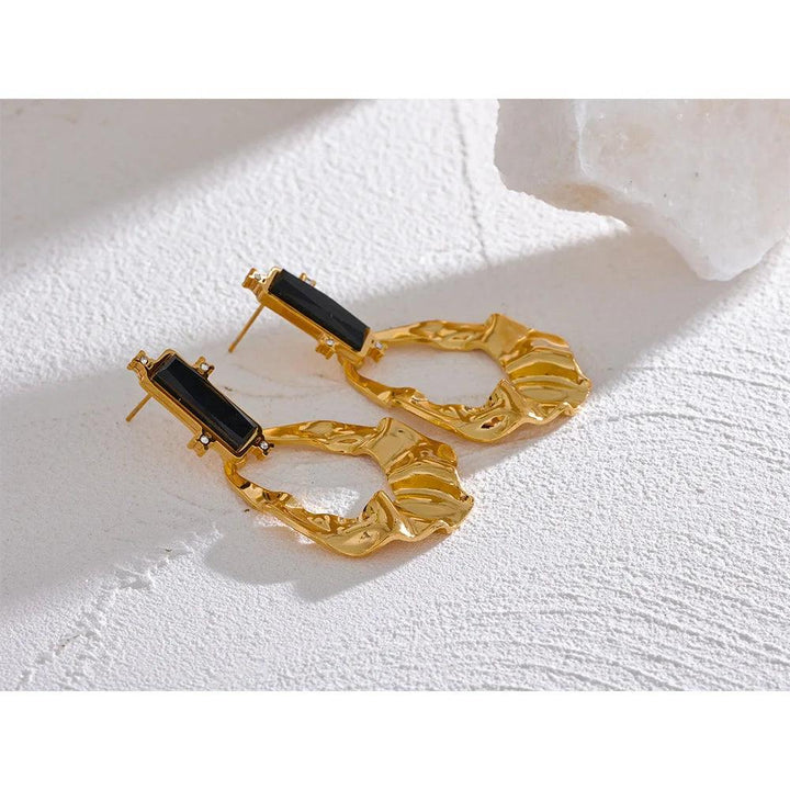 Serenova Gold Plated Earrings - Stellise