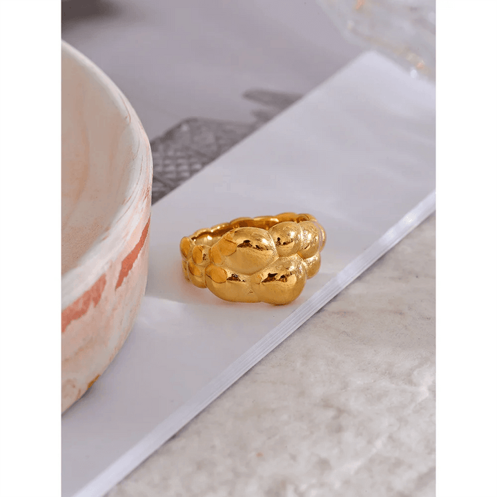 Anillin Gold Plated Ring - Stellise