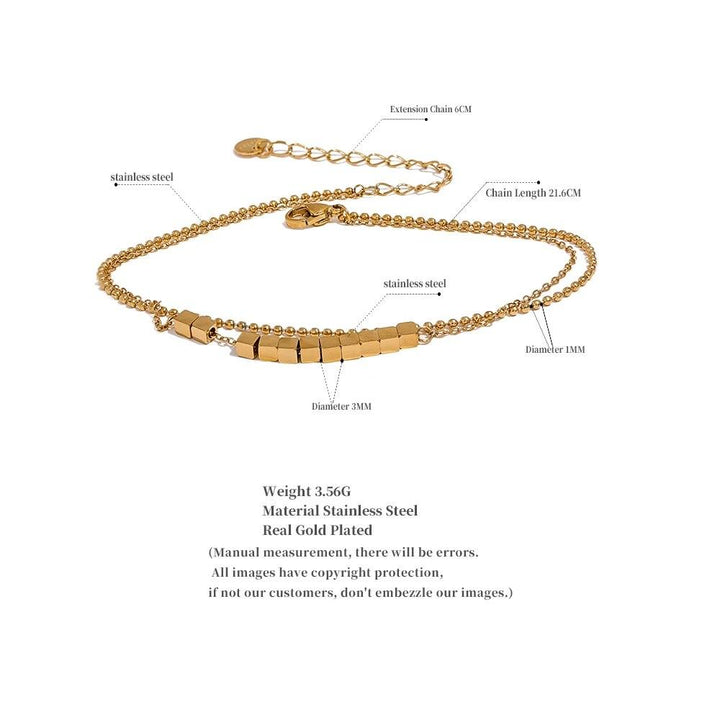 Violesse Gold Plated Anklet - Stellise