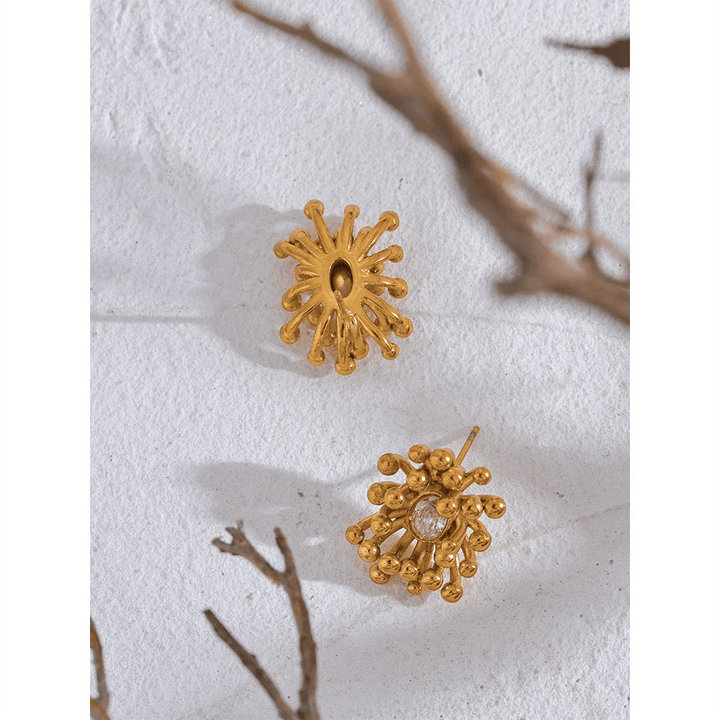 Eulaleia Gold Plated Earrings - Stellise