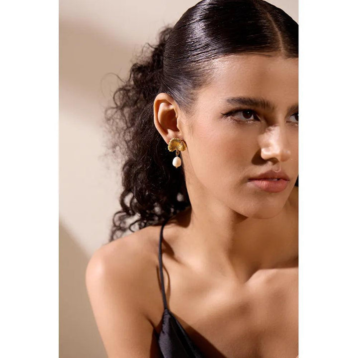 Sorrela Gold Plated Earrings - Stellise