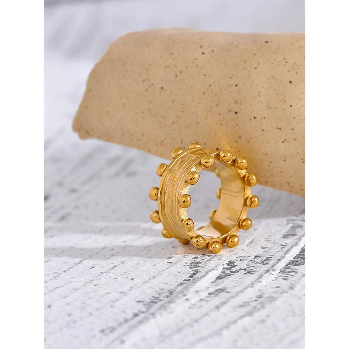 Zoe Gold Plated Ring - Stellise