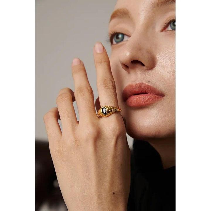 Seraphessa Gold Plated Ring - Stellise