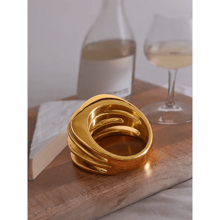 Lily Gold Plated Ring - Stellise