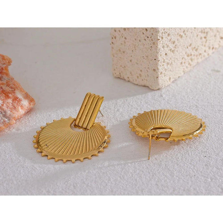 Seraphelle Gold Plated Earrings - Stellise