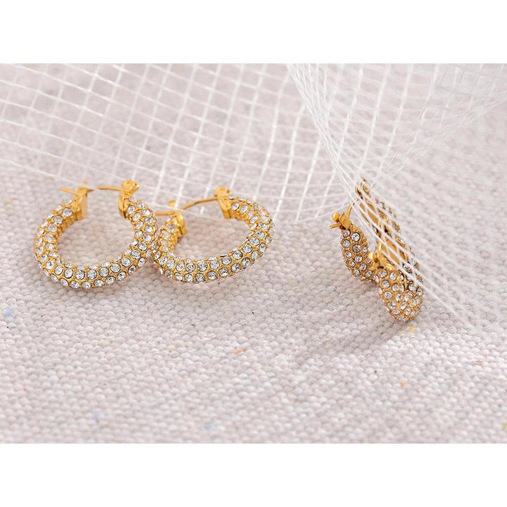 Calistaia Gold Plated Earrings - Stellise