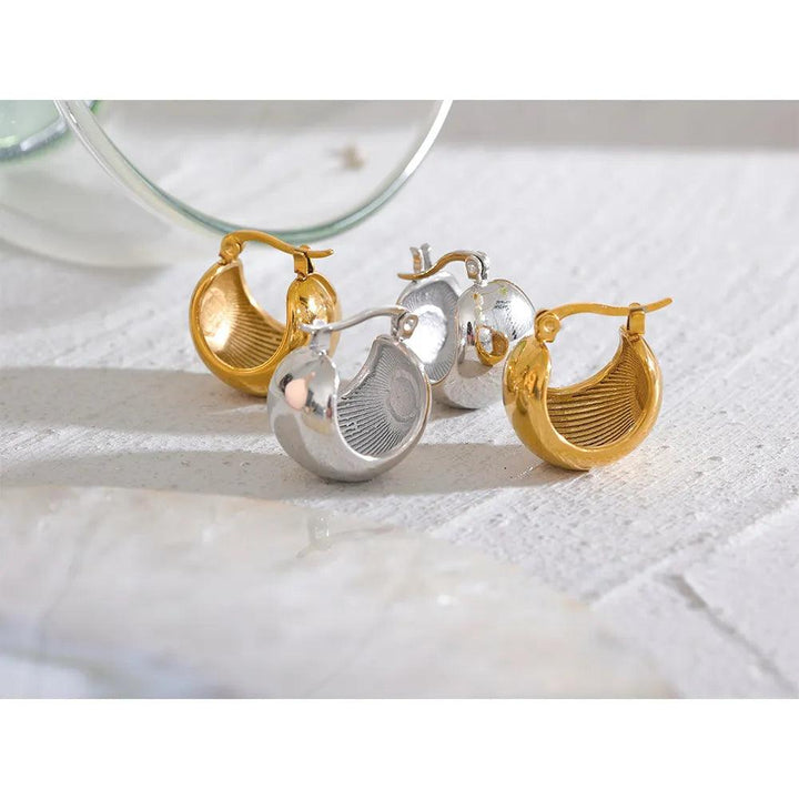 Marcelline Gold Plated Earrings - Stellise