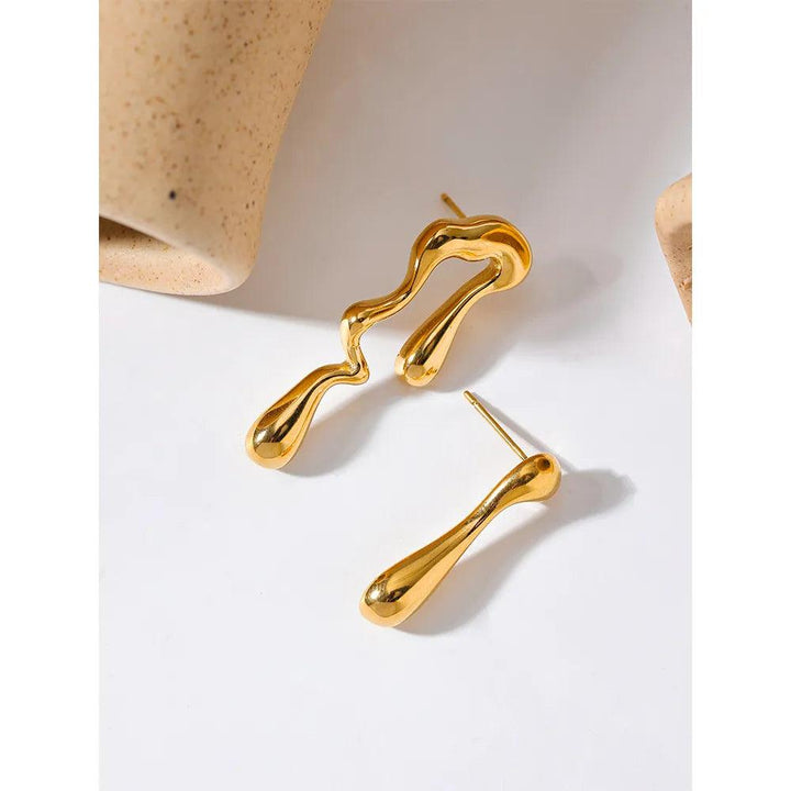 Calliphea Gold Plated Earrings - Stellise