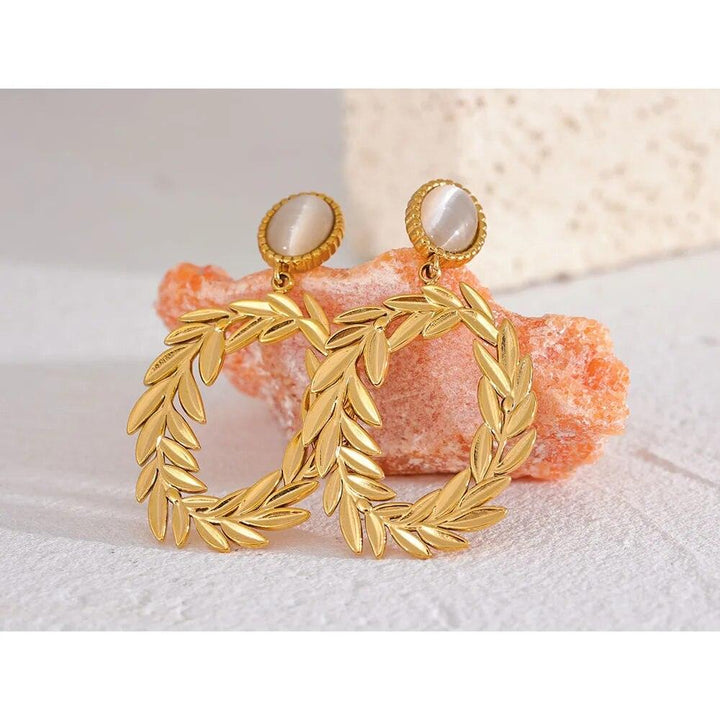 Serindra Gold Plated Earrings - Stellise