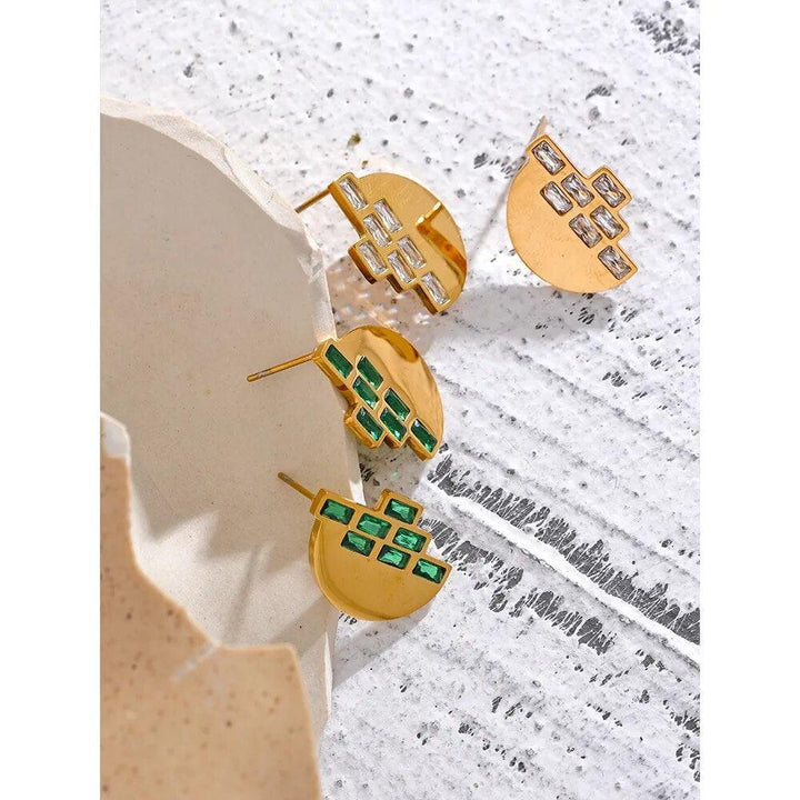 Evanelle Gold Plated Earrings - Stellise