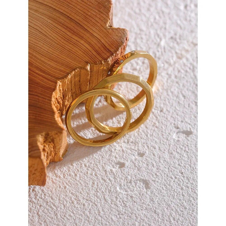 Avelisse Gold Plated Ring - Stellise