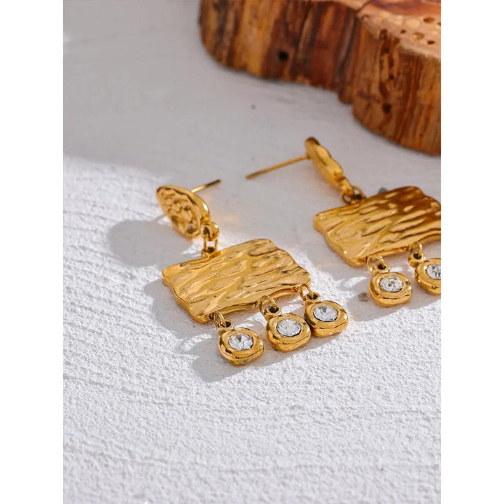 Sylvera Gold Plated Earrings - Stellise