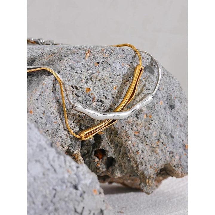 Calla Gold Plated Necklace - Stellise