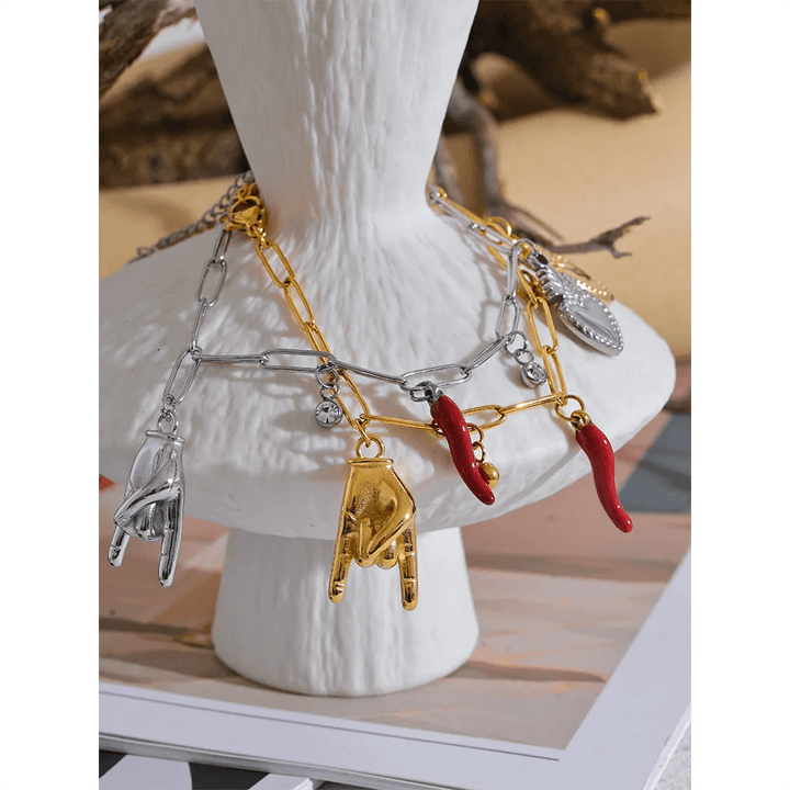 Avelienne Gold Plated Bracelet - Stellise