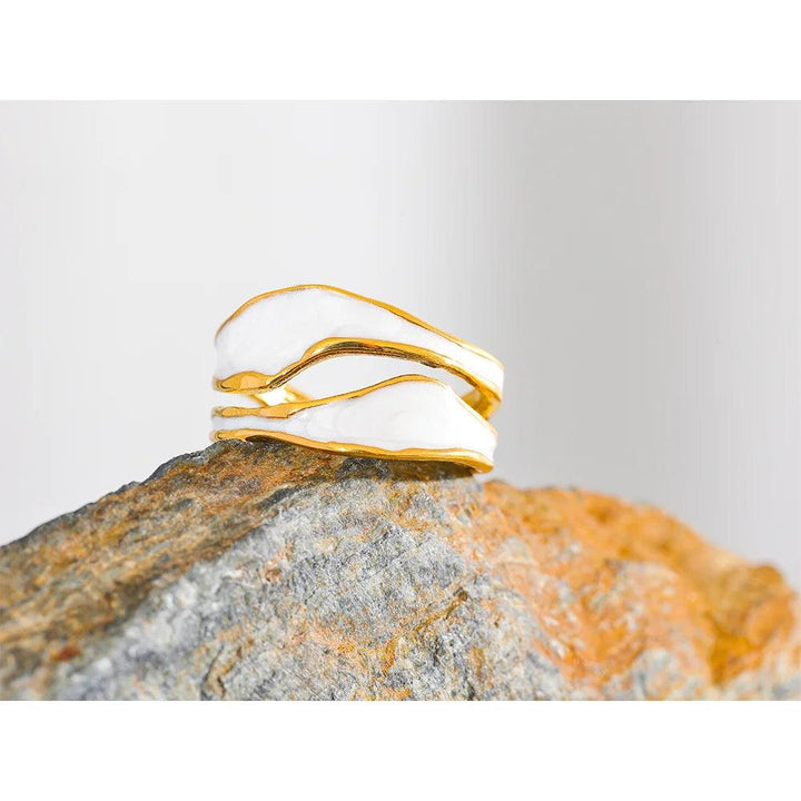 Audrey Gold Plated Ring - Stellise