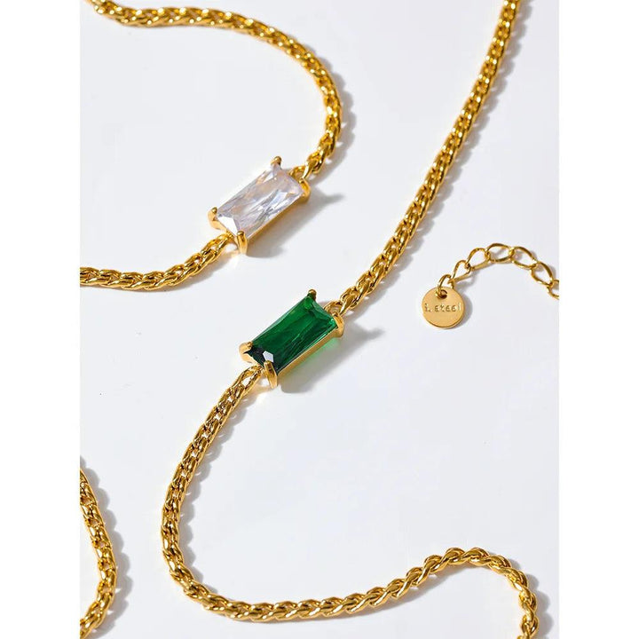 Gwendolyn Gold Plated Necklace - Stellise