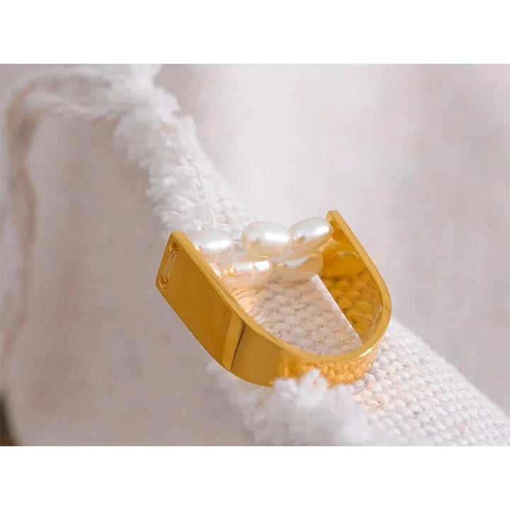 Amarante Gold Plated Ring - Stellise