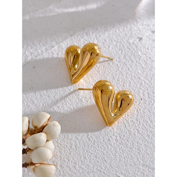 Amarante Gold Plated Earrings - Stellise