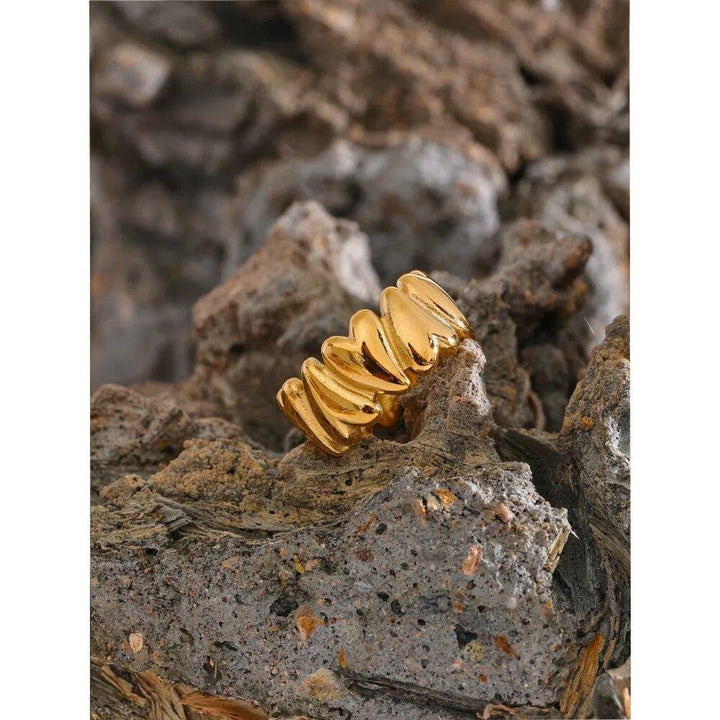 Arianthia Gold Plated Ring - Stellise