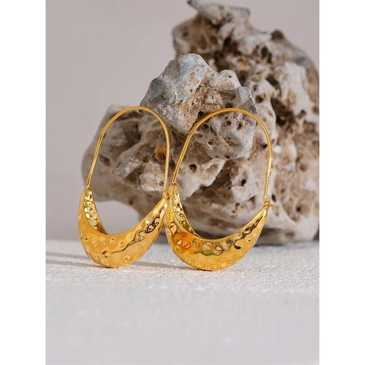 Evaluna Gold Plated Earrings - Stellise