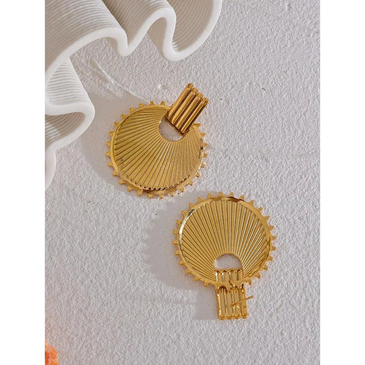 Seraphelle Gold Plated Earrings - Stellise