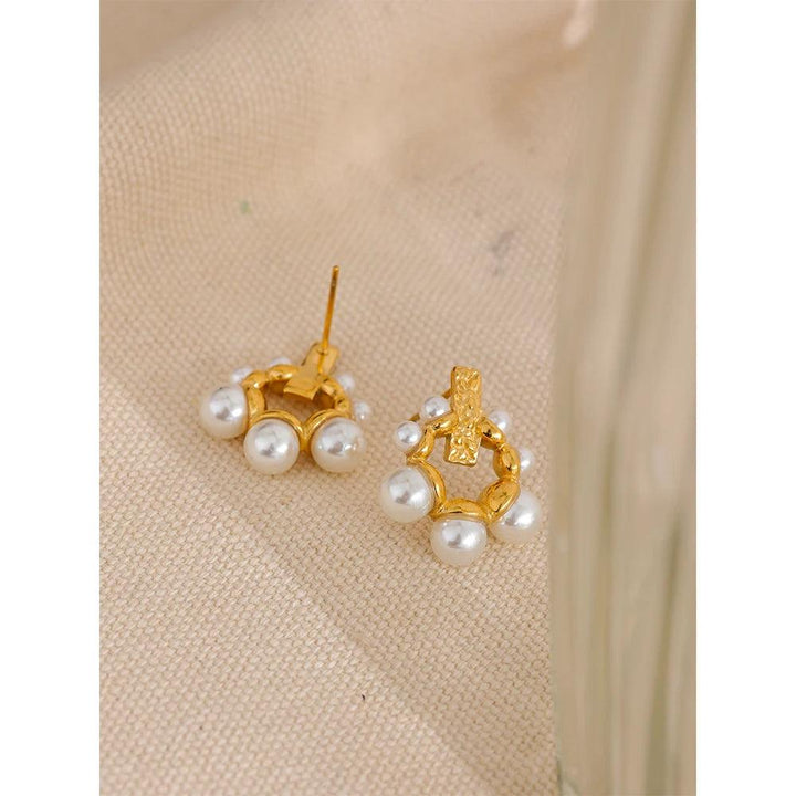 Isoleth Gold Plated Earrings - Stellise