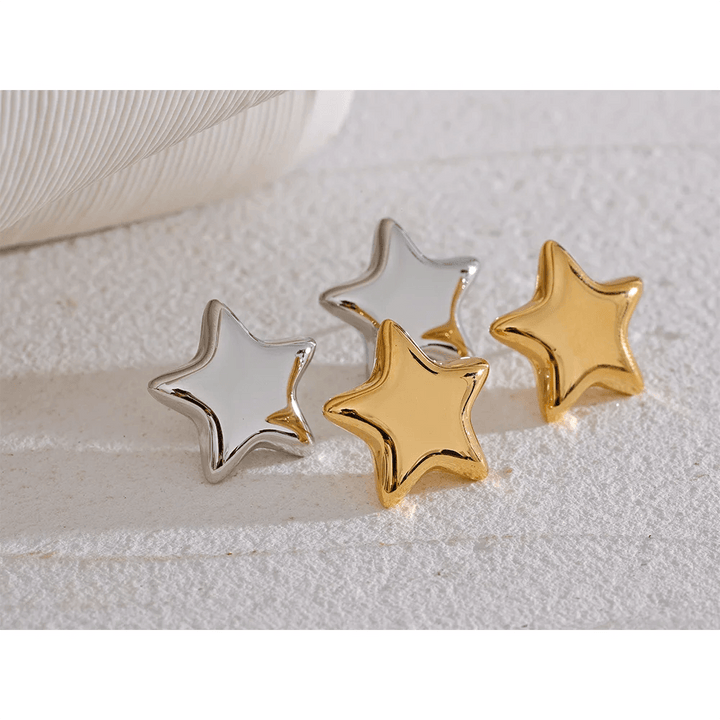 Calista Gold Plated Earrings - Stellise