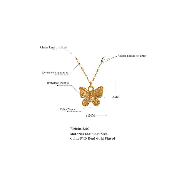 Ranila Gold Plated Necklace - Stellise