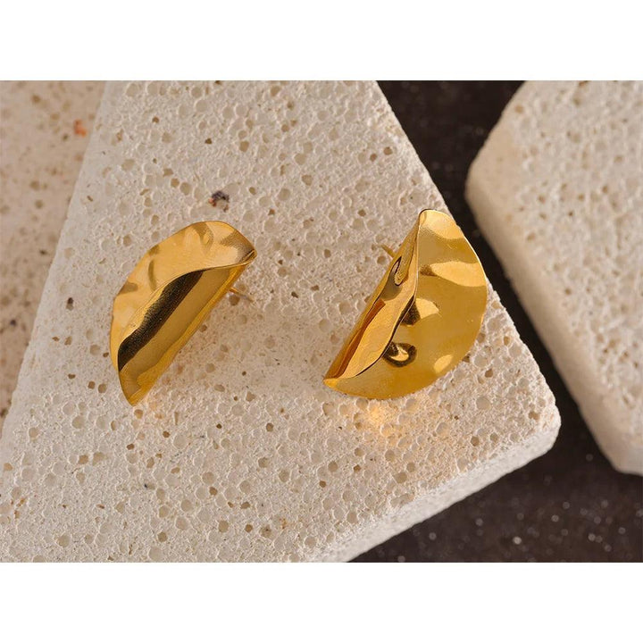 Viviette Gold Plated Earrings - Stellise