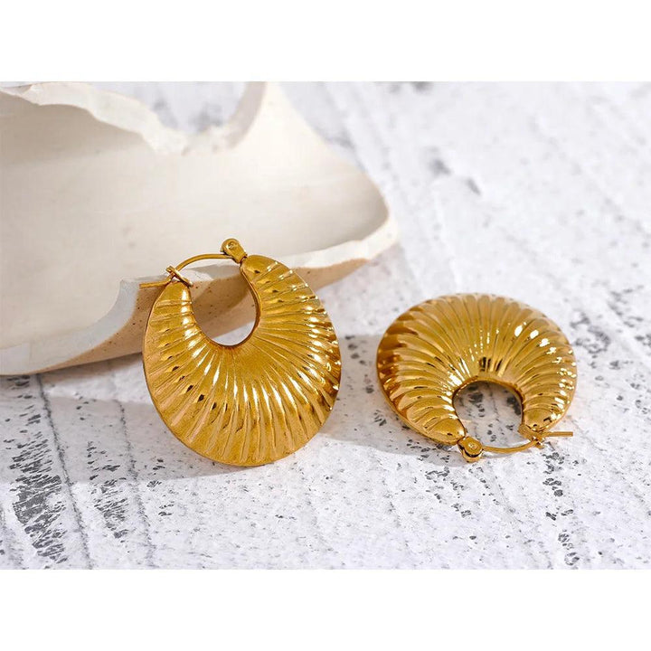 Zerinda Gold Plated Earrings - Stellise