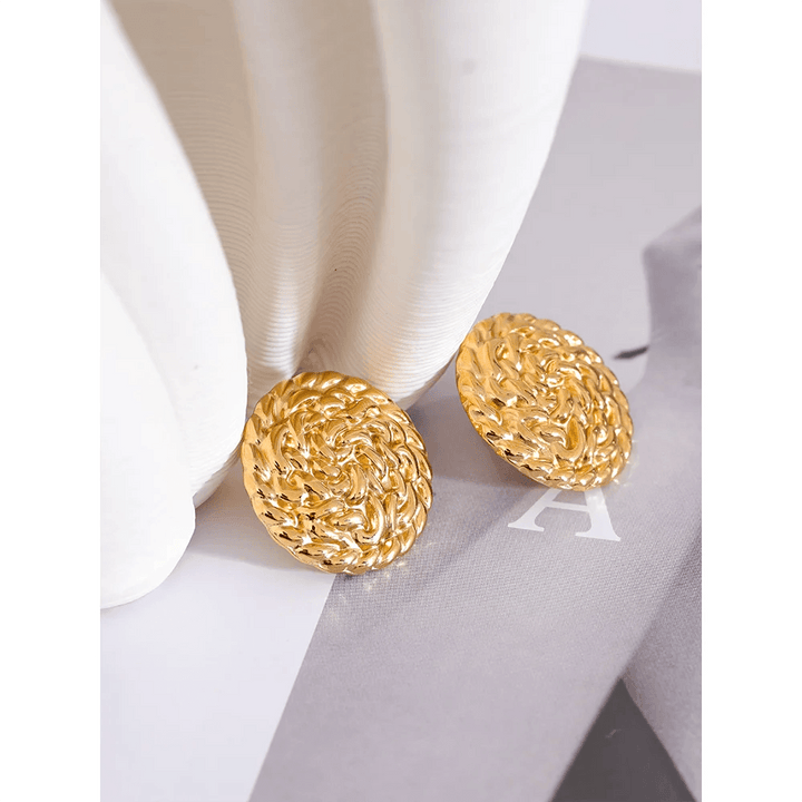 Aurielle Gold Plated Earrings - Stellise